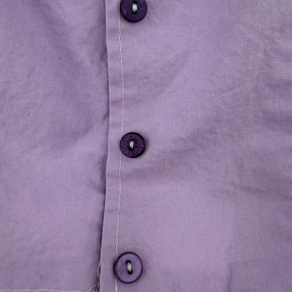Handmade Purple Button Front Cropped Camisole Spaghetti Strap Coquette Artisan - Picture 3 of 10